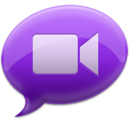 iChat Purple icon free download as PNG and ICO formats, VeryIcon.com