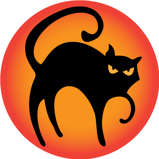 black cat icon free download as PNG and ICO formats, VeryIcon.com